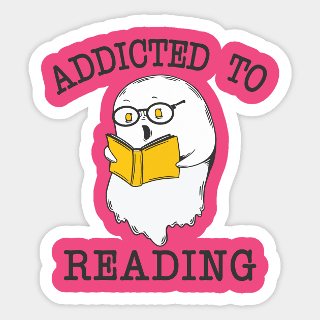 Addicted To Reading Sticker by Aratack Kinder